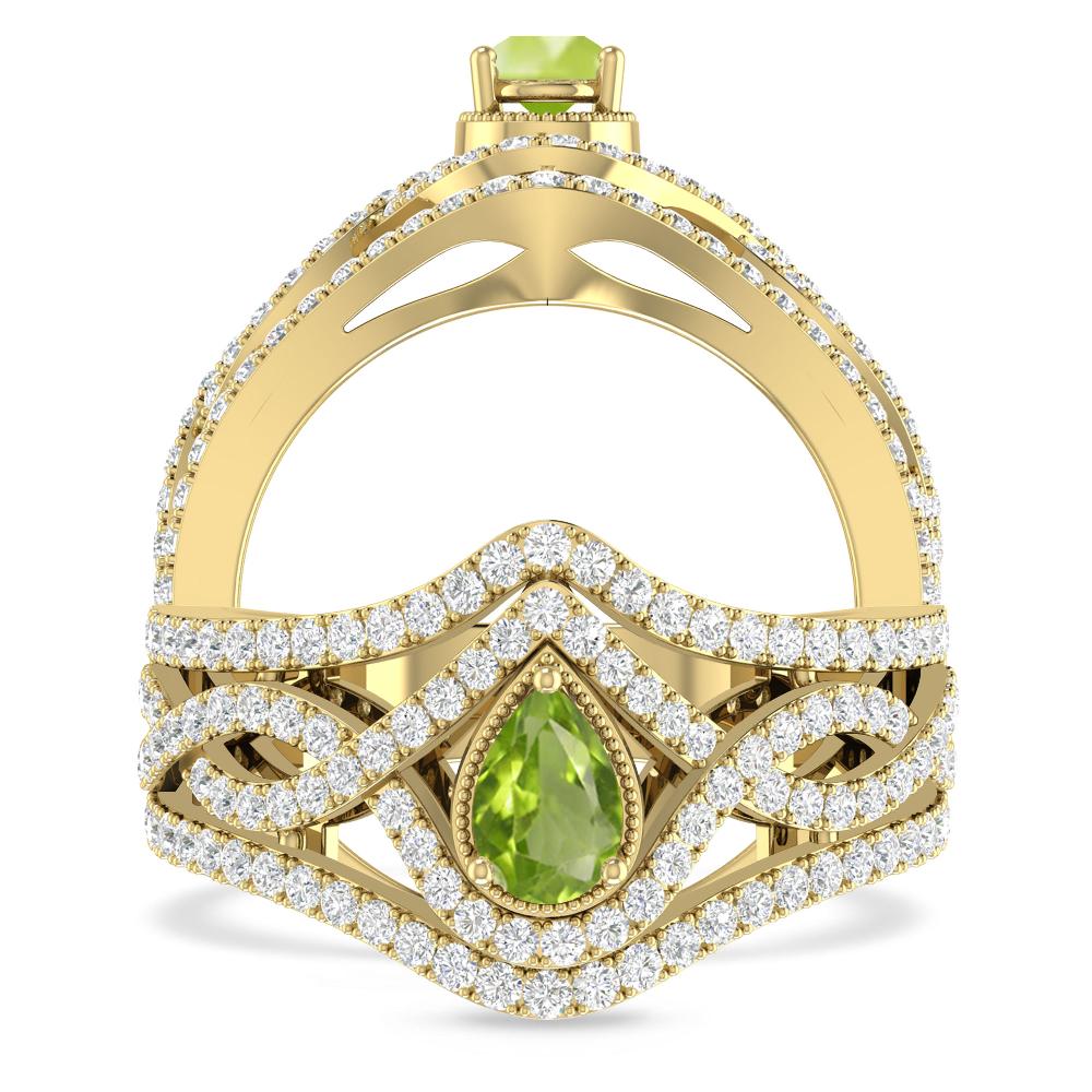 Yellow Gold - Peridot