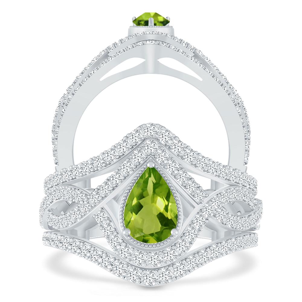 White Gold - Peridot