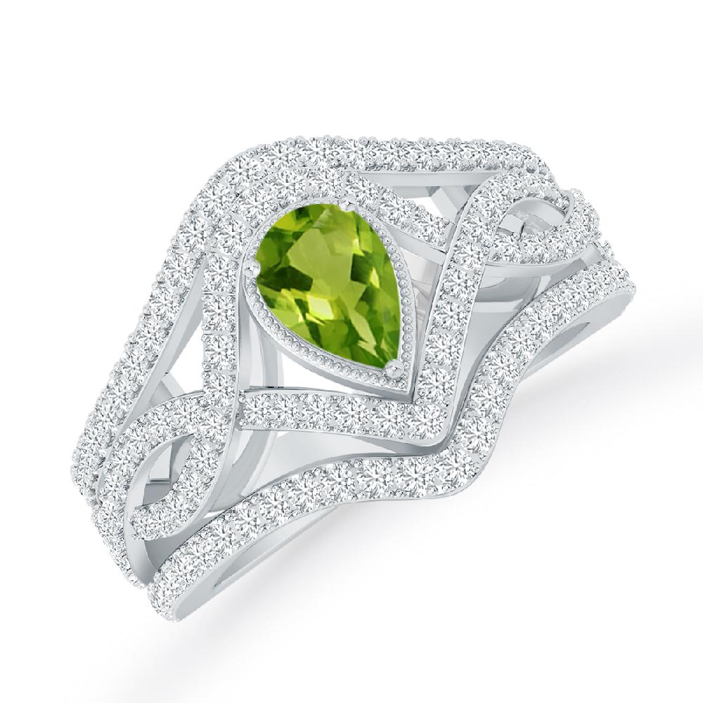 White Gold - Peridot