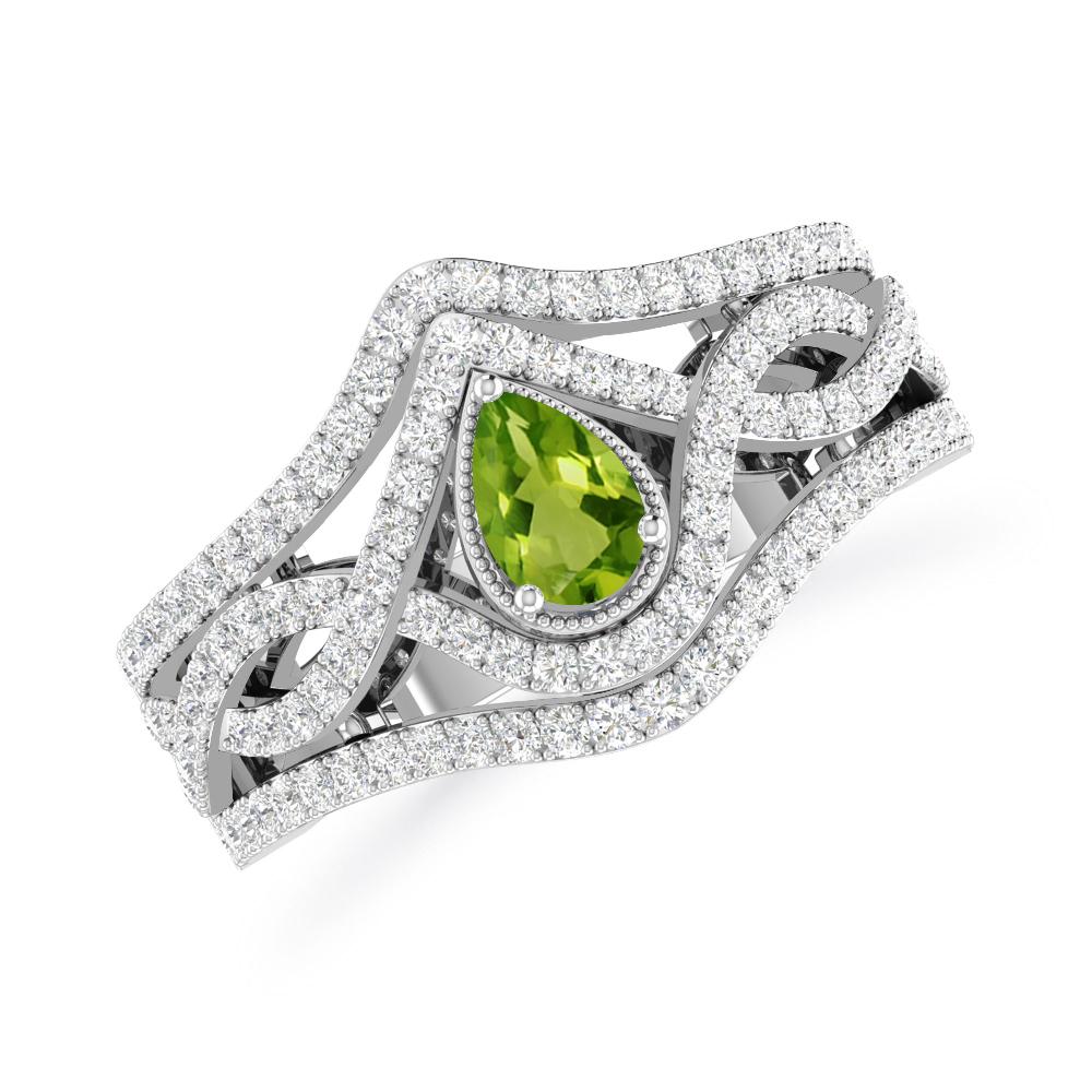 White Gold - Peridot