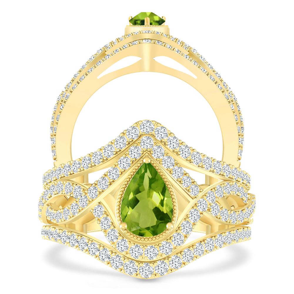 Yellow Gold - Peridot