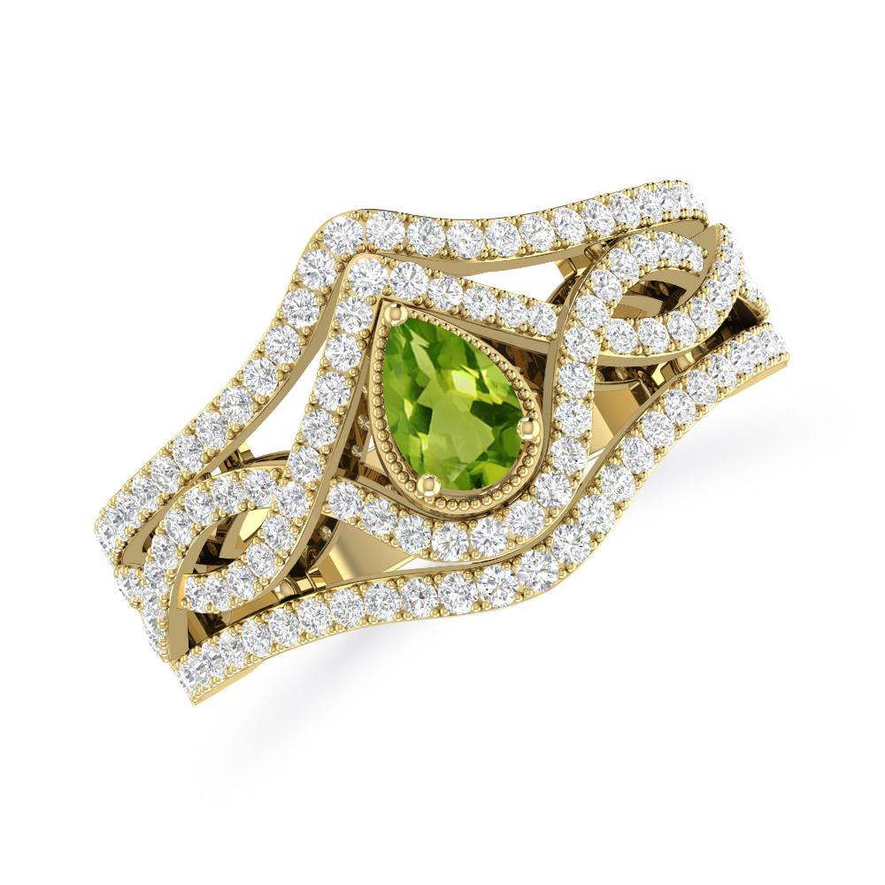 Yellow Gold - Peridot