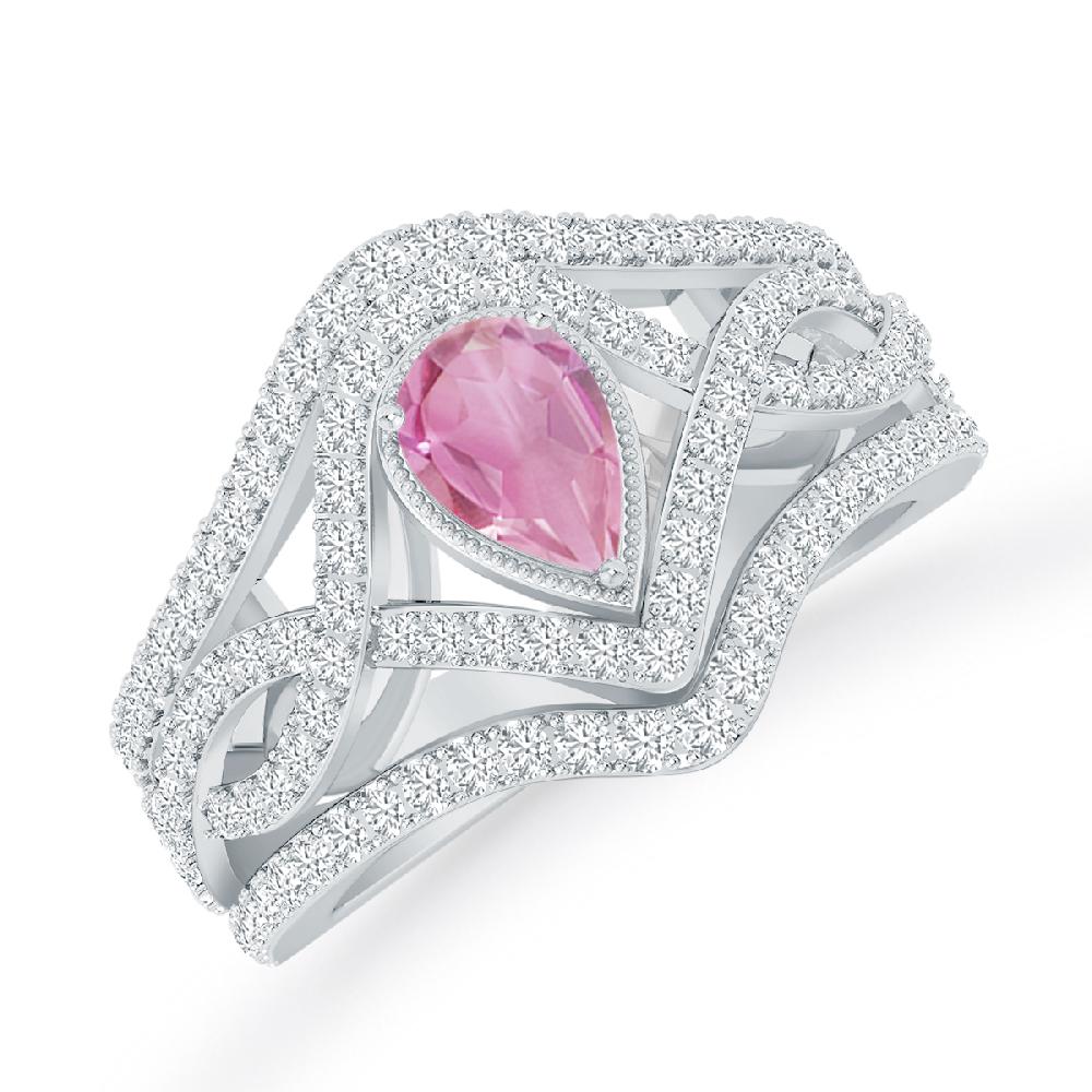 White Gold - Pink Tourmaline