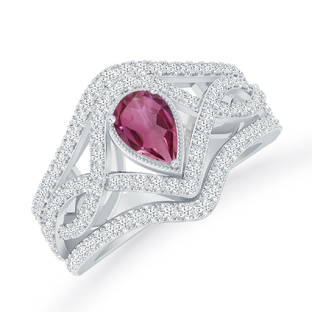 White Gold - Pink Tourmaline