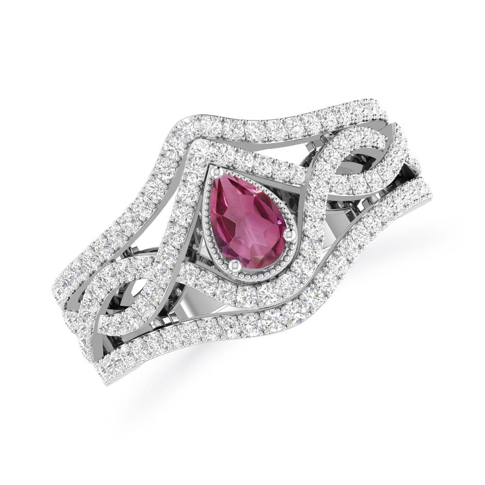 White Gold - Pink Tourmaline