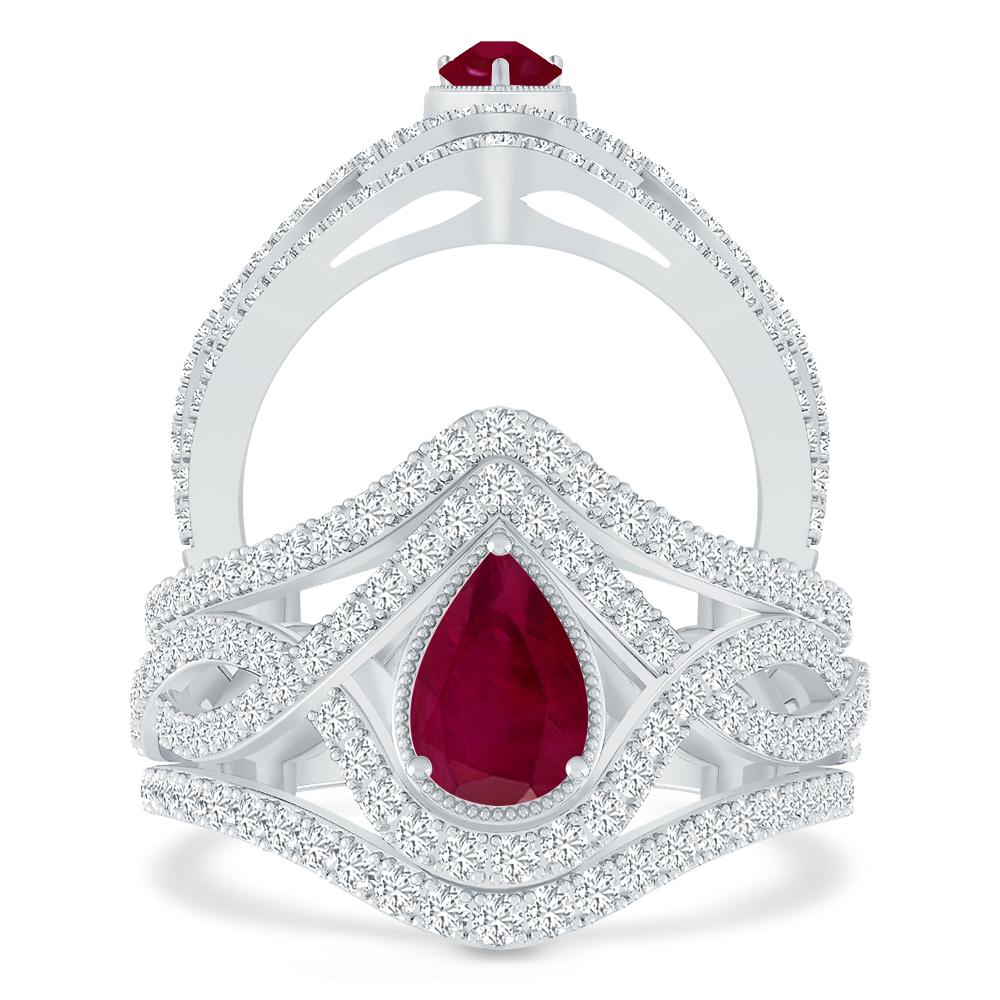 White Gold - Ruby