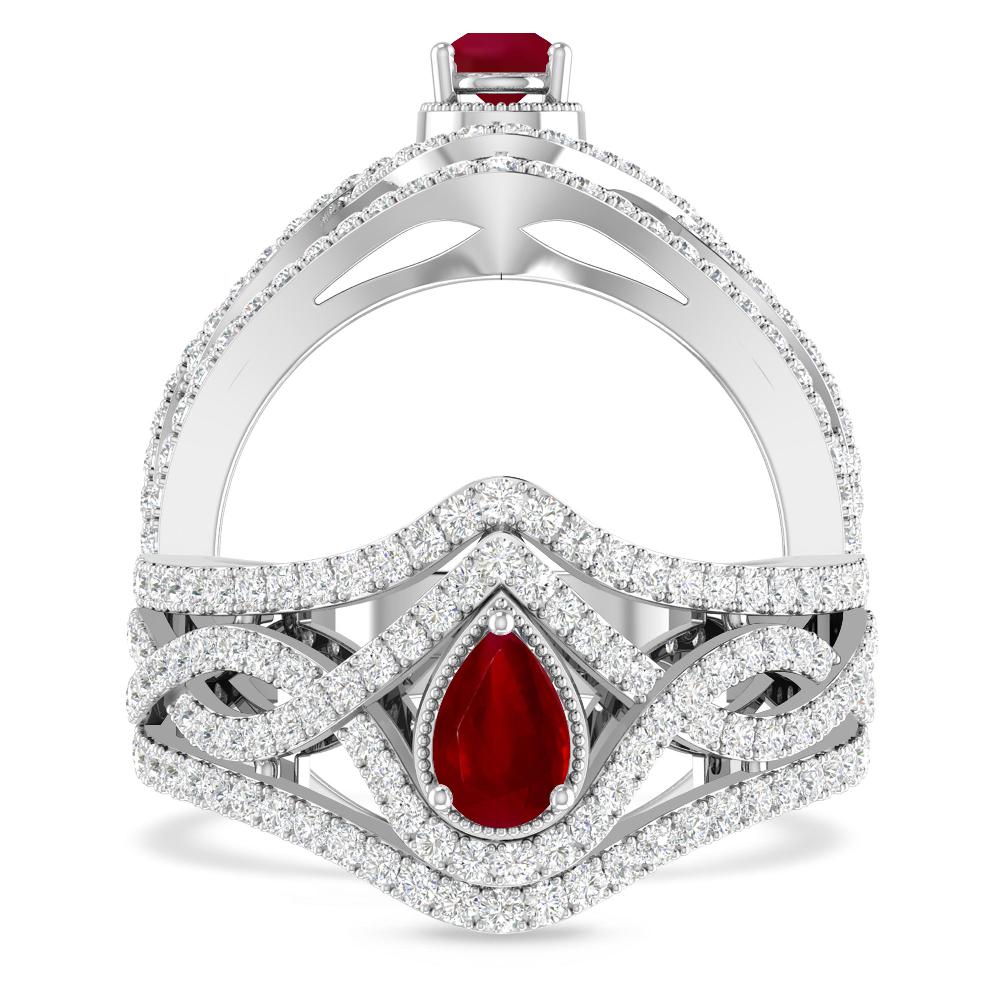 White Gold - Ruby