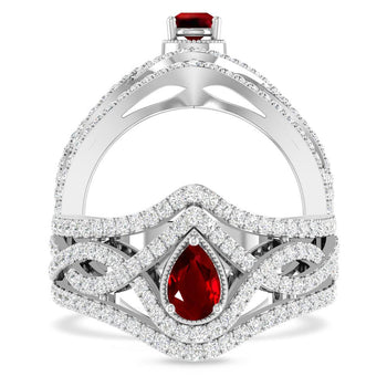 White Gold - Ruby