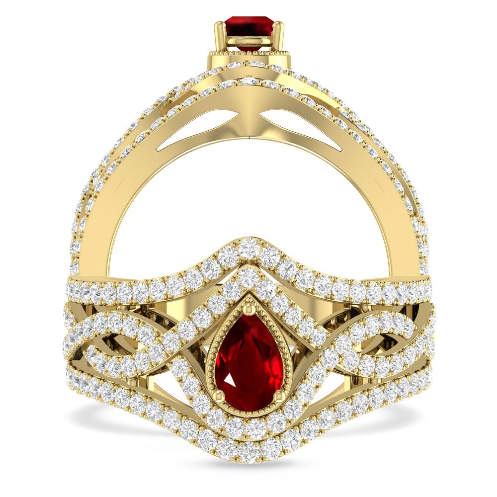 Yellow Gold - Ruby