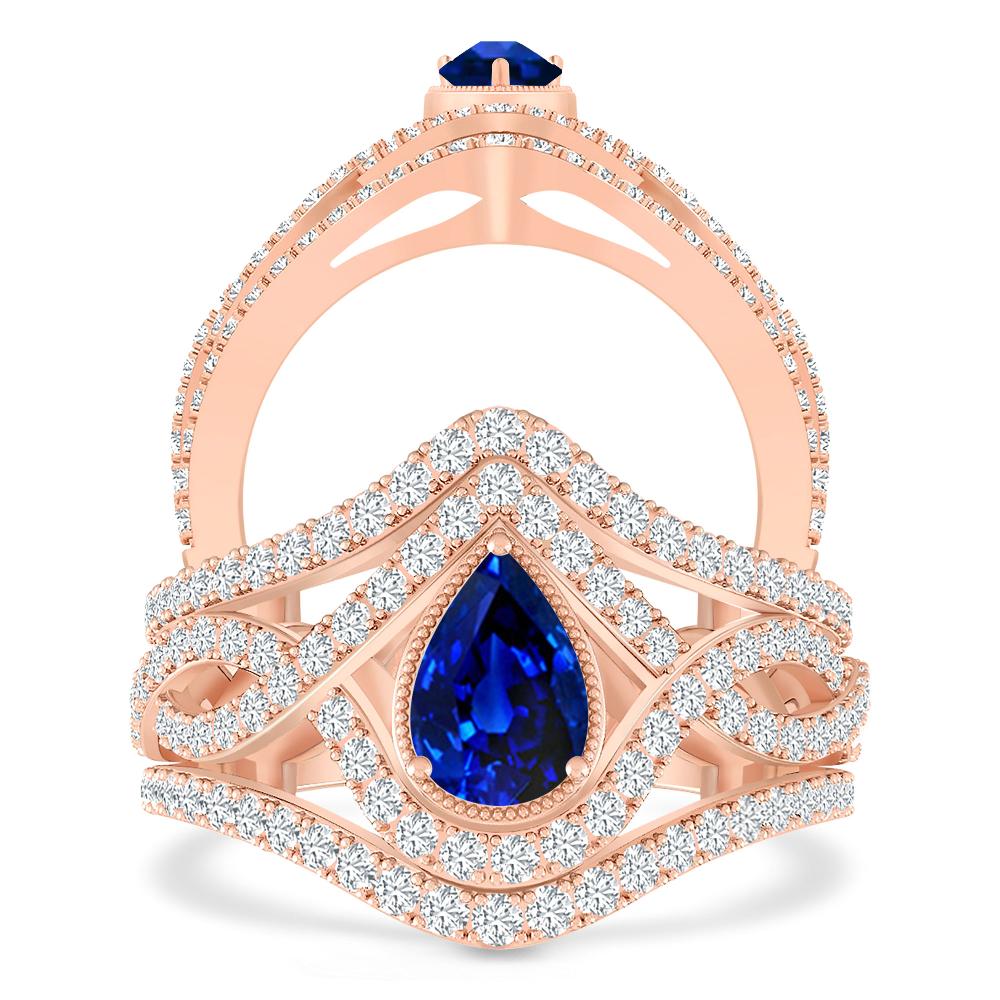 Rose Gold - Sapphire