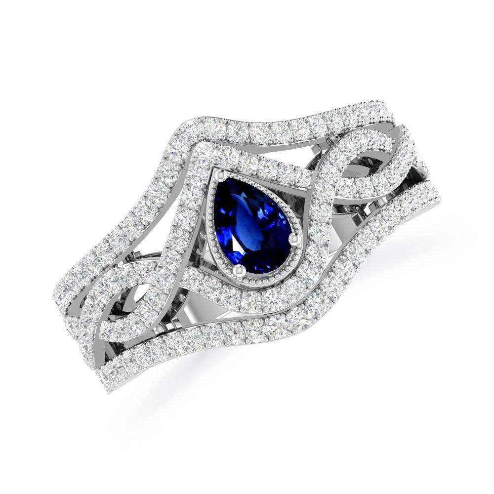 White Gold - Sapphire