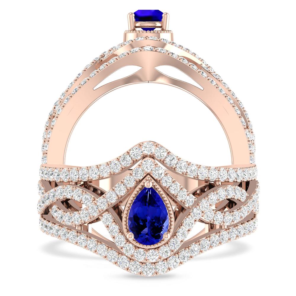 Rose Gold - Tanzanite