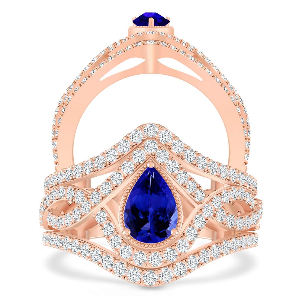 Rose Gold - Tanzanite