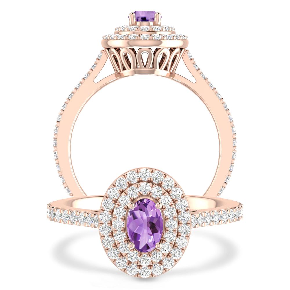 Rose Gold - Amethyst