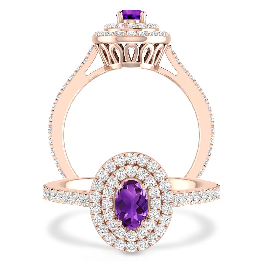 Rose Gold - Amethyst