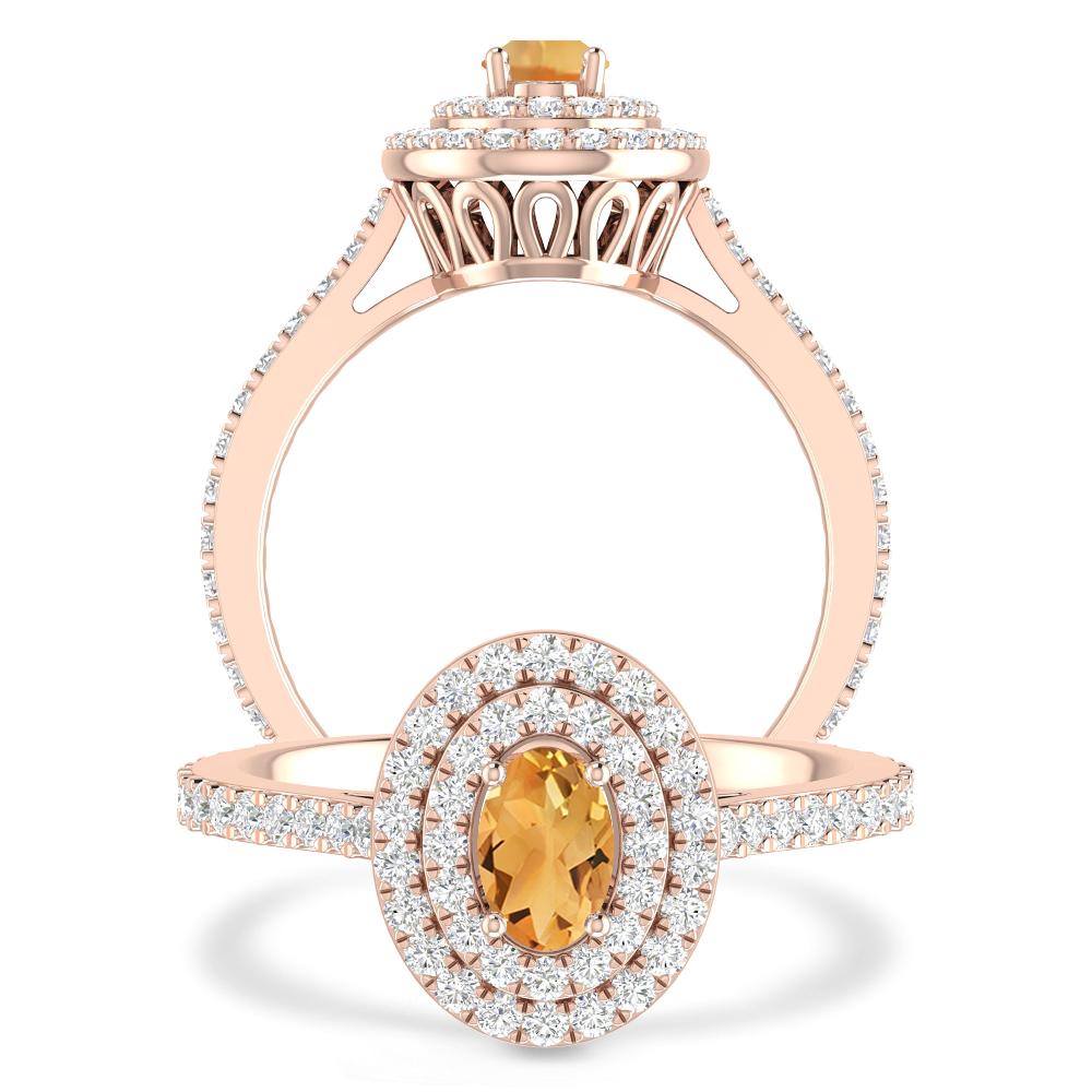 Rose Gold - Citrine