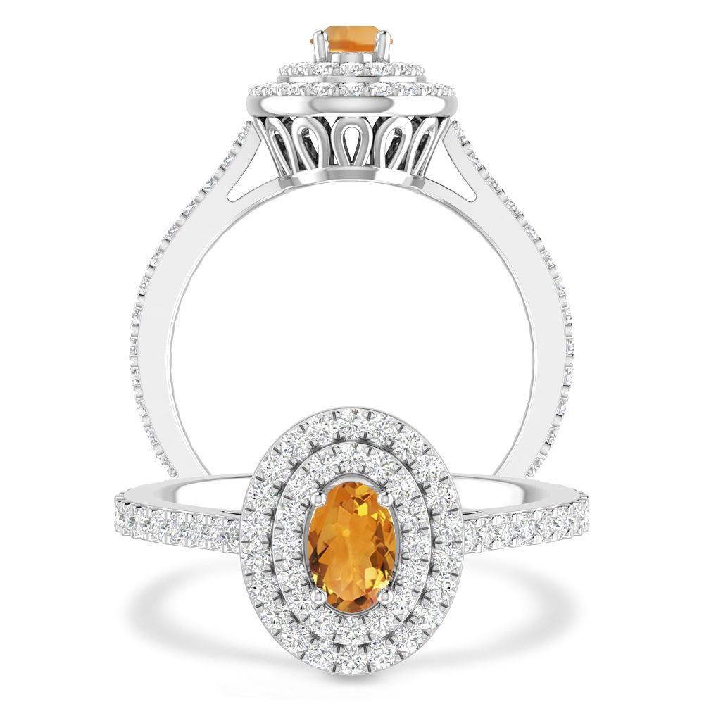 White Gold - Citrine