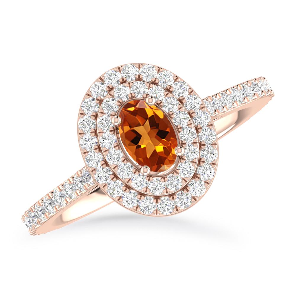 Rose Gold - Citrine