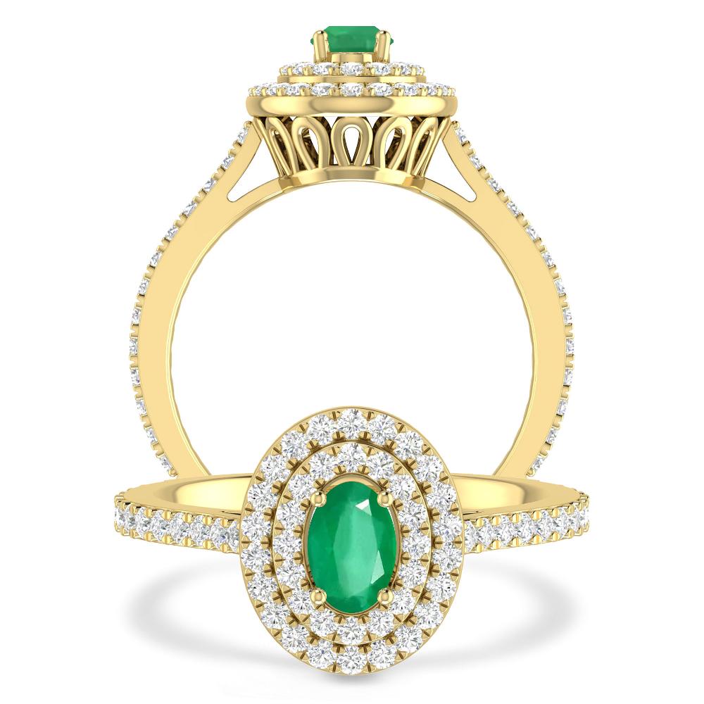 Yellow Gold - Emerald