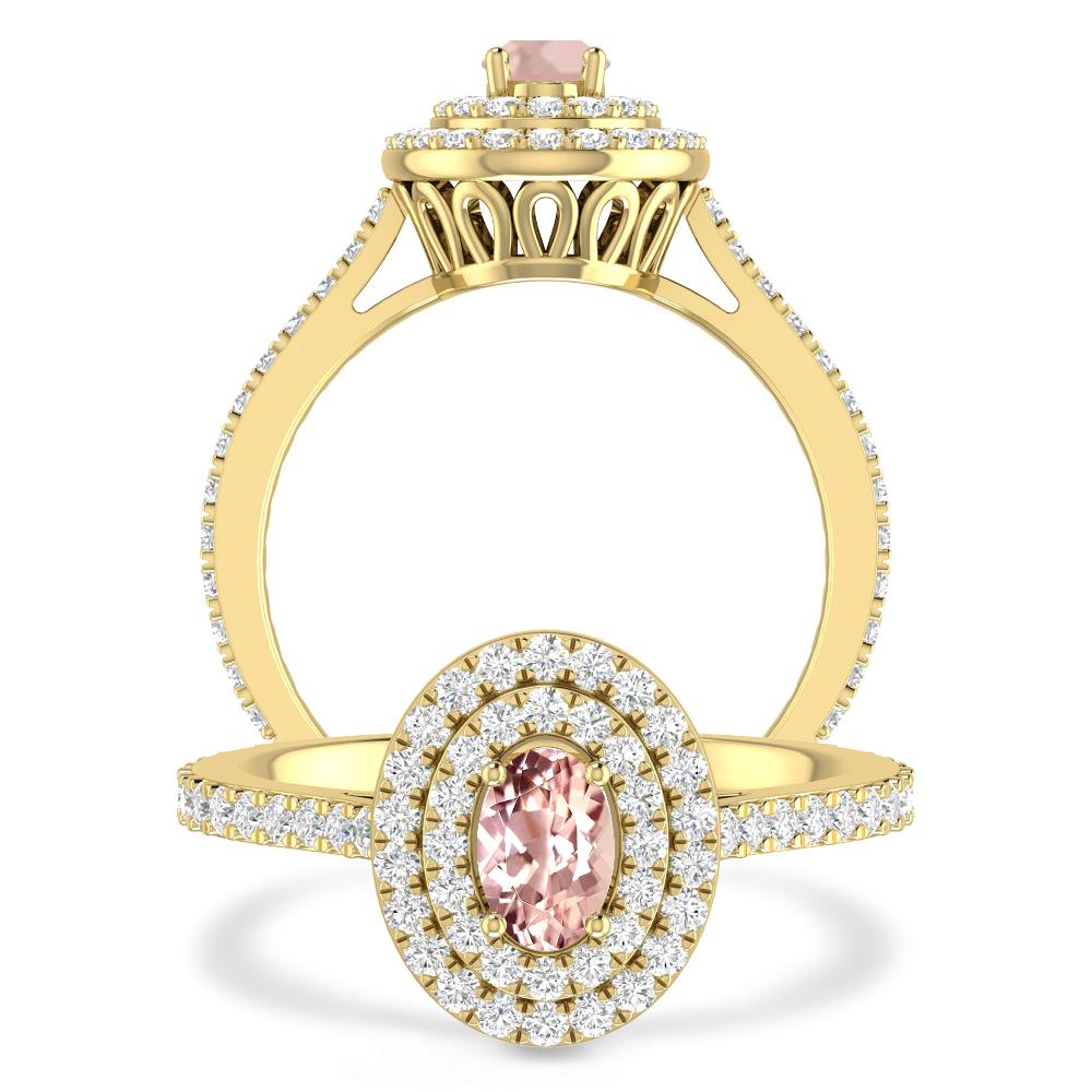 Yellow Gold - Morganite