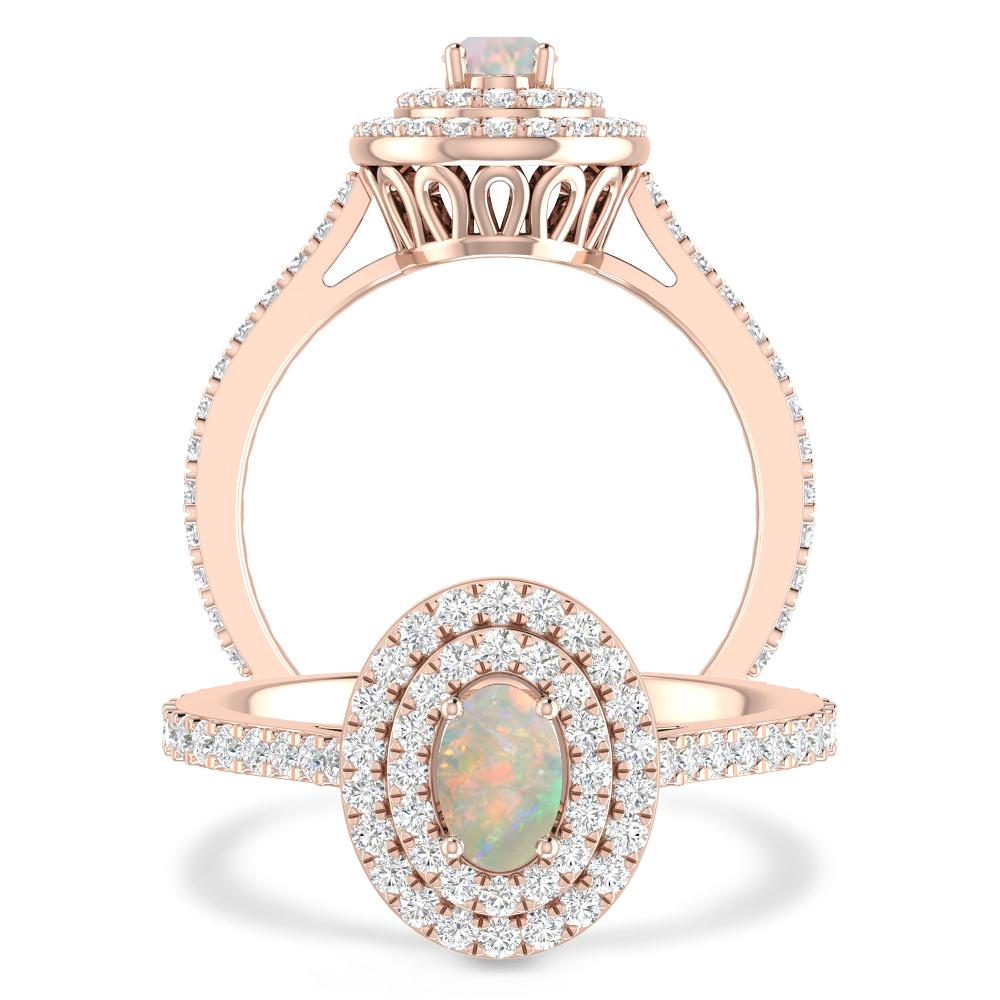 Rose Gold - Opal