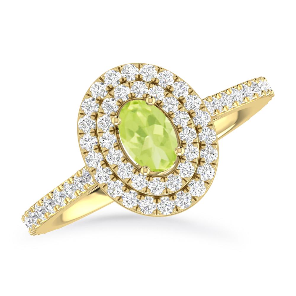 Yellow Gold - Peridot