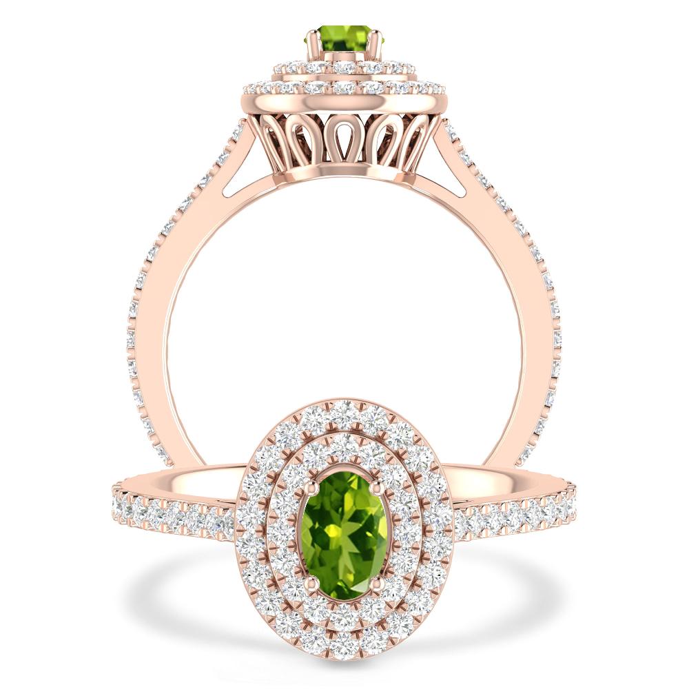 Rose Gold - Peridot