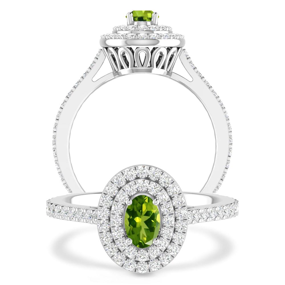 White Gold - Peridot