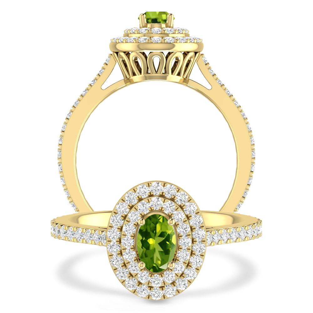 Yellow Gold - Peridot