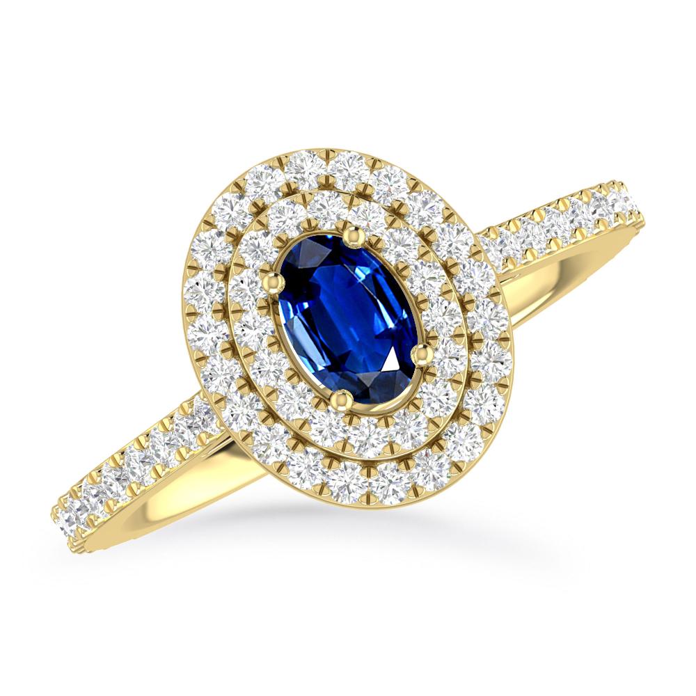 Yellow Gold - Sapphire