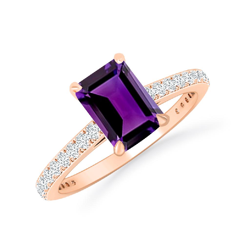 Rose Gold - Amethyst