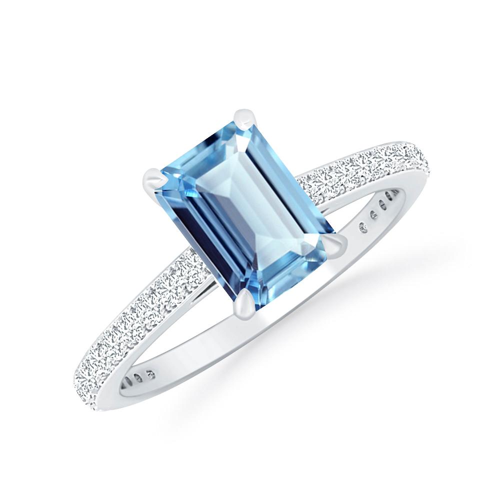 White Gold - Aquamarine