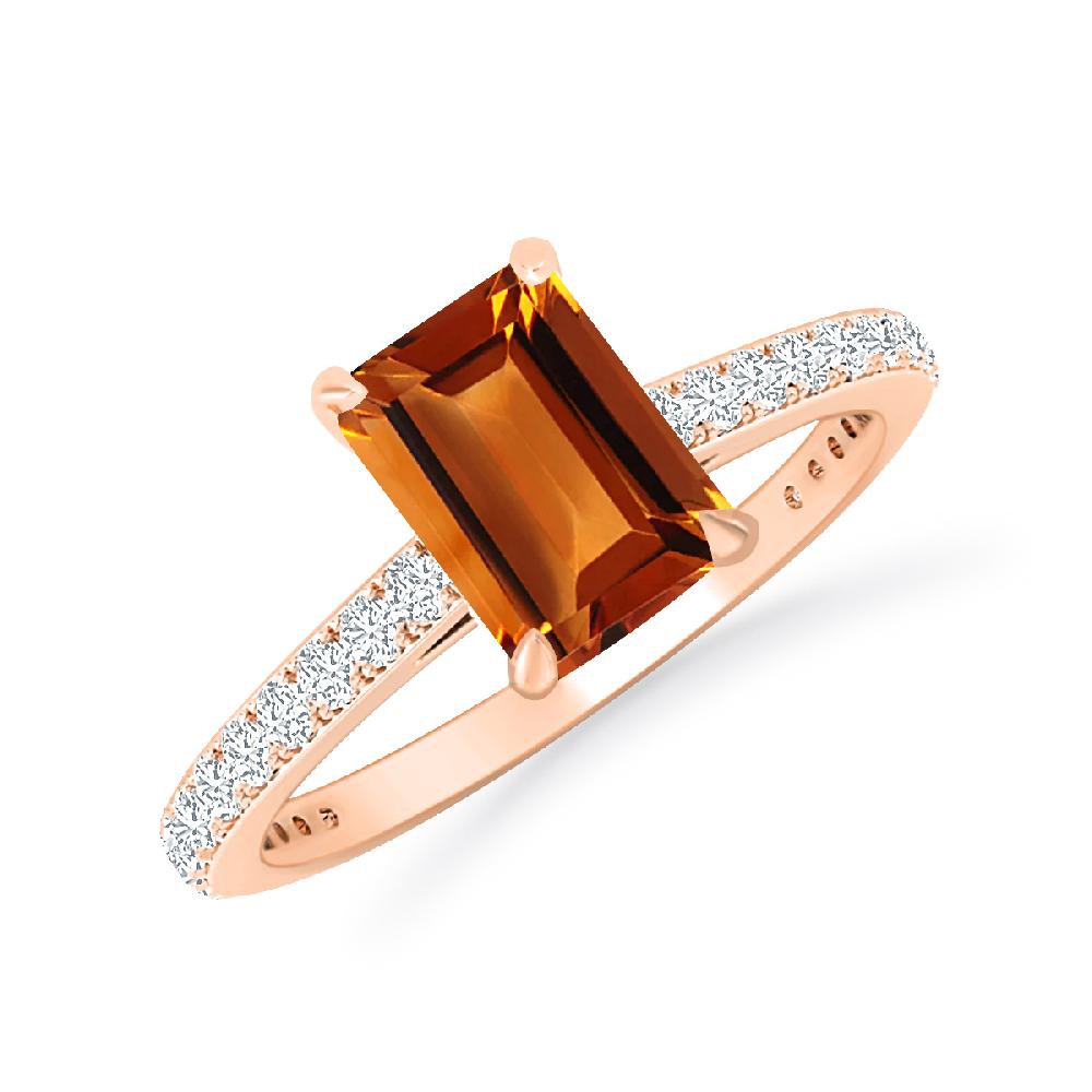 Rose Gold - Citrine