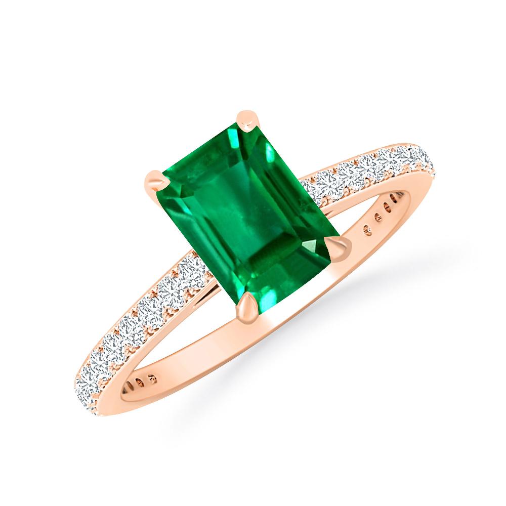 Rose Gold - Emerald