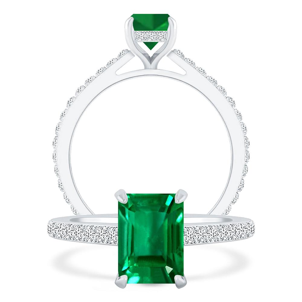 White Gold - Emerald