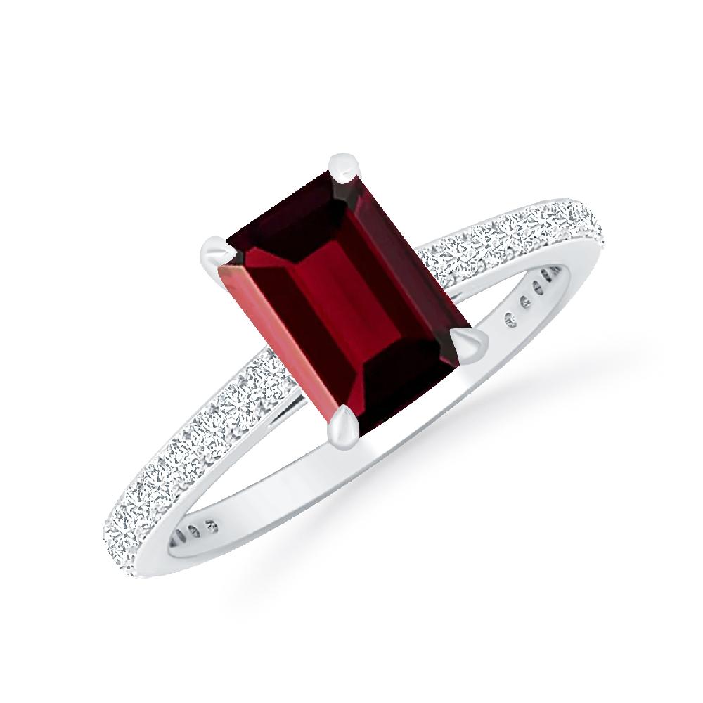 White Gold - Garnet