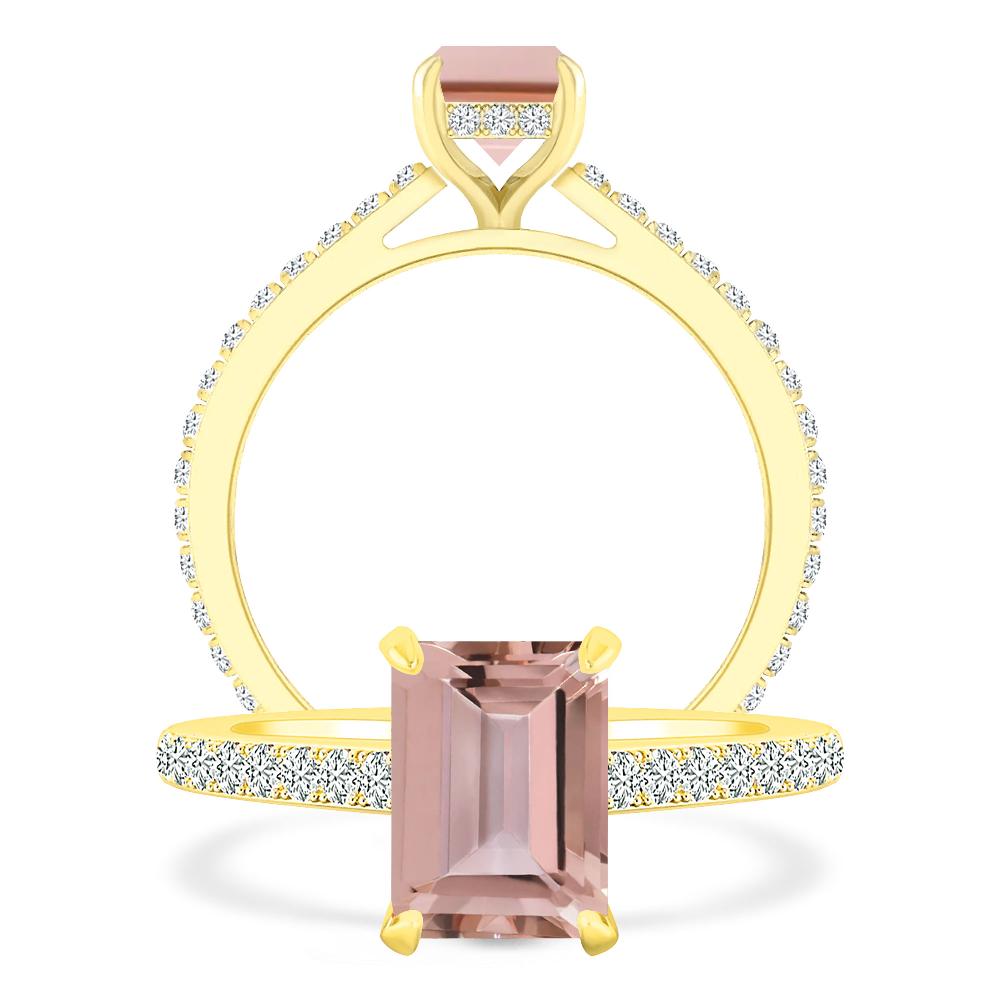 Yellow Gold - Morganite