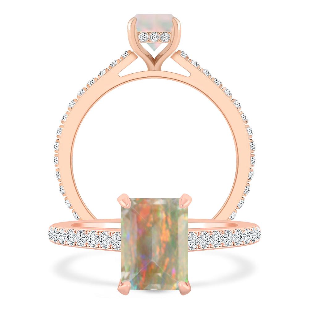 Rose Gold - Opal