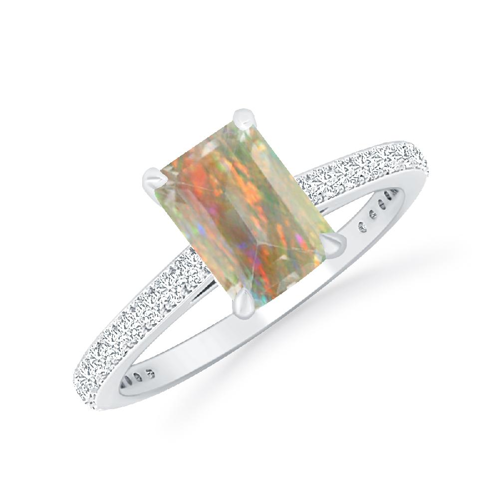 White Gold - Opal