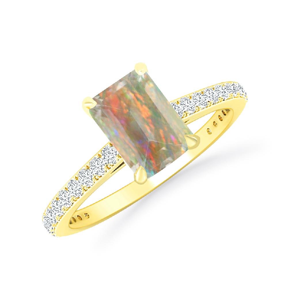 Yellow Gold - Opal