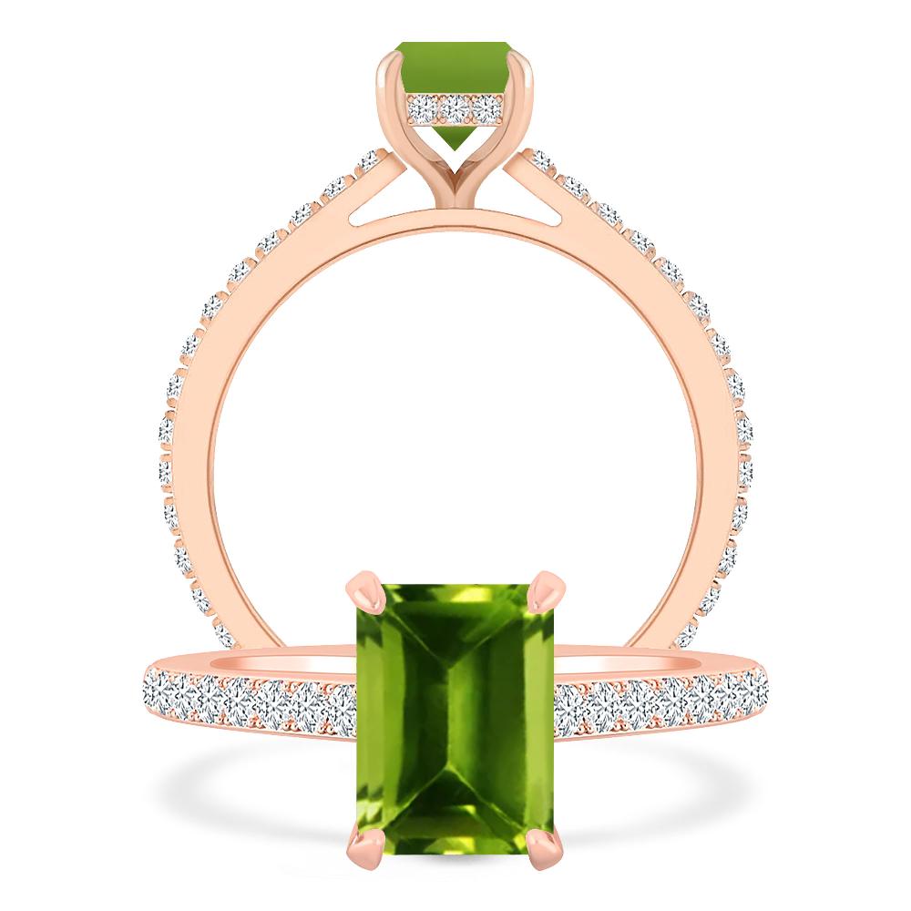 Rose Gold - Peridot