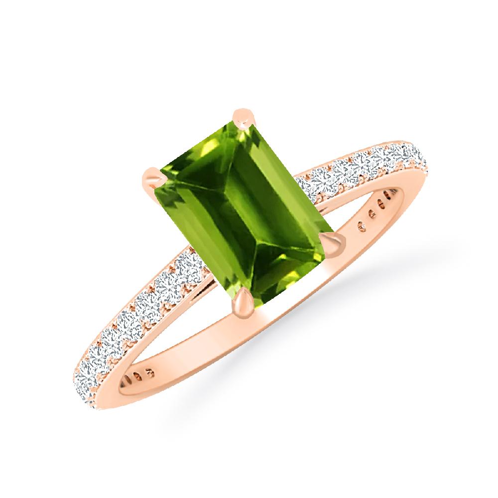 Rose Gold - Peridot