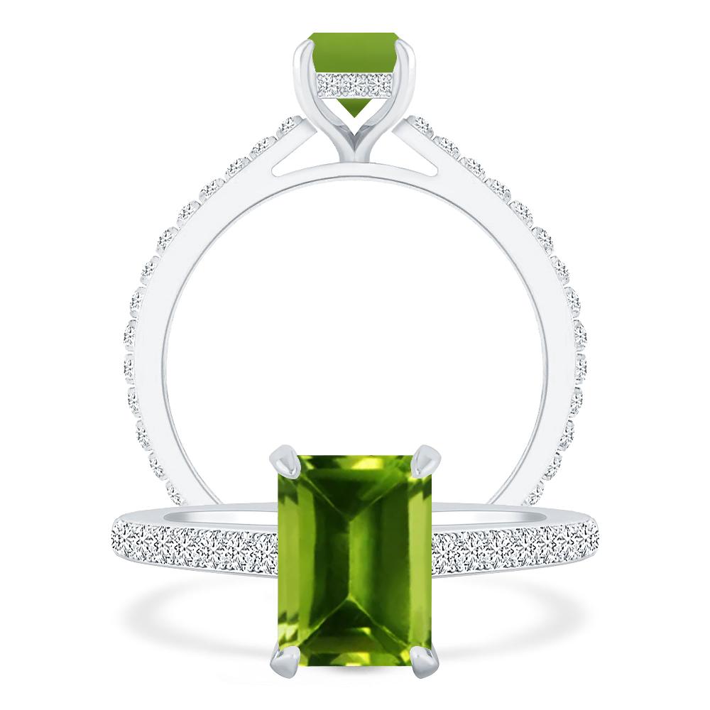 White Gold - Peridot