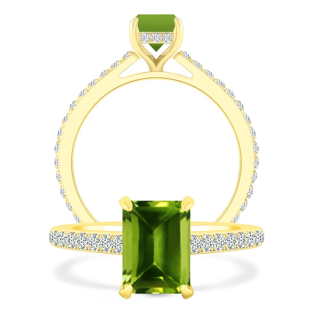 Yellow Gold - Peridot