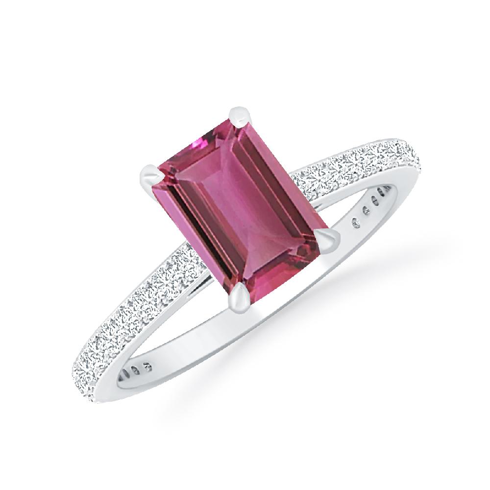 White Gold - Pink Tourmaline