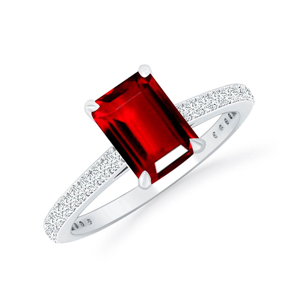 White Gold - Ruby