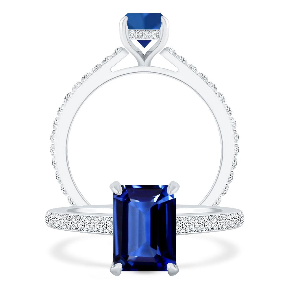 White Gold - Sapphire