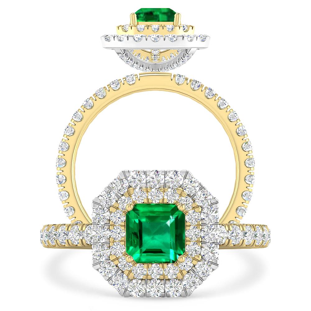 Yellow Gold - Emerald