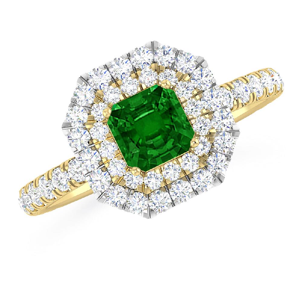 Yellow Gold - Emerald