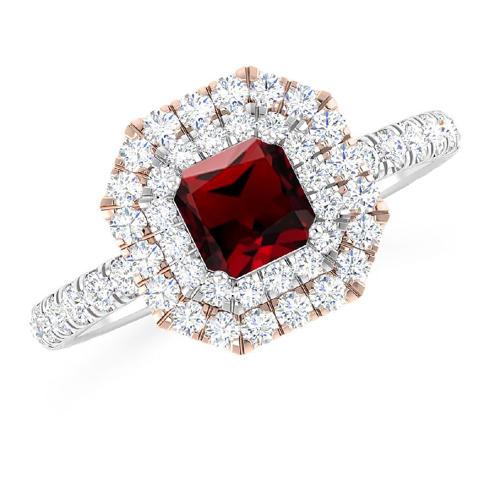 White Gold - Garnet